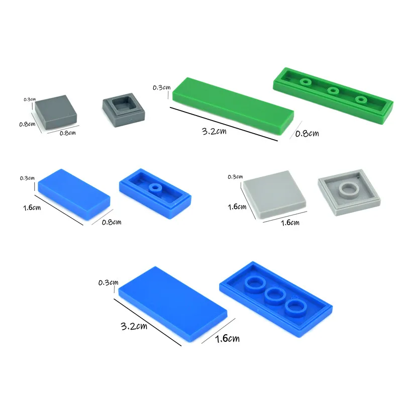 DIY 빌딩 블록 2*2 그림 벽돌 세라믹 타일 2x2 교육 크리 에이 티브 MOC 벽돌 3068 부드러운 플랫 타일 어린이를위한 장난감