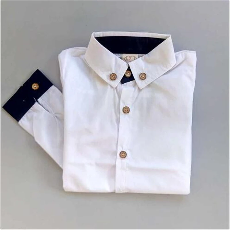 white shirt Детский костюм на весну, детская одежда, костюм для мальчиков, от производителя, комплект из 3 предметов - Цвет: white shirt