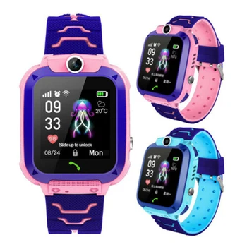 

SOONHUA Children Smart Watch Touch Screen SOS Call Remote Camera Anti-lost Tracker Kids Wrist Watch 2G Network​ For Kids Gifts