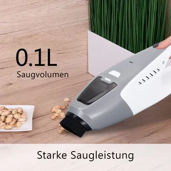 

(Ship From FR)Hand Vacuum Cleaner For Home Car Wet Dry Vacuum Sucker Cordless Cleaning Machine Cleaning Appliances EU Plug