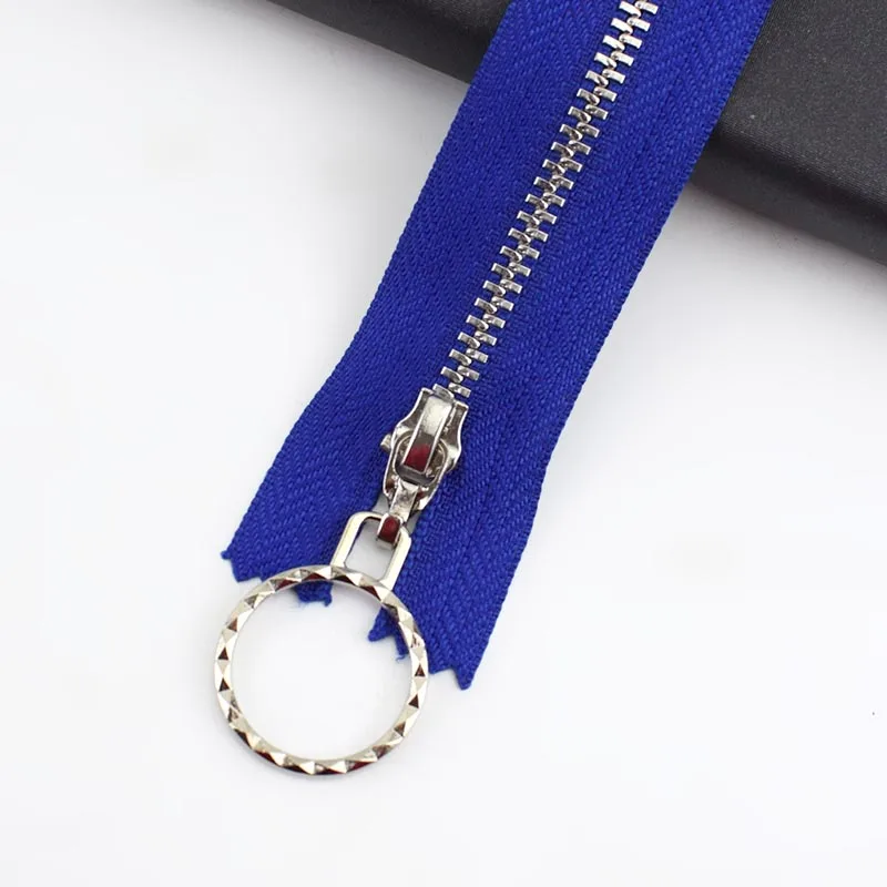 RoyalBlue Meetee 2 шт. молнии с закрытым концом 20/30 см с открытым концом; большие размеры 40-70 см 3# металлическая Серебристая зубец Застежка-молния DIY одежды текстиль Декор на молнии Швейные Материал ZA088 - Цвет: RoyalBlue