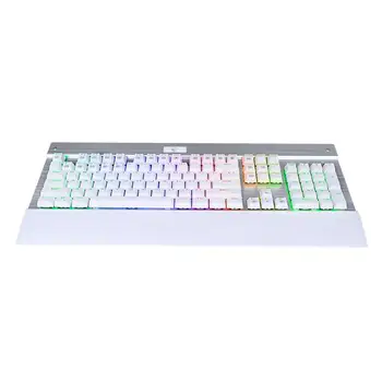 شراءZ-77 النسر الميكانيكية الألعاب لوحة المفاتيح مع بقية المعصم تخصيص RGB LED الخلفية كليكي الأزرق التبديل الألومنيوم ألعاب لوحة المفاتيح