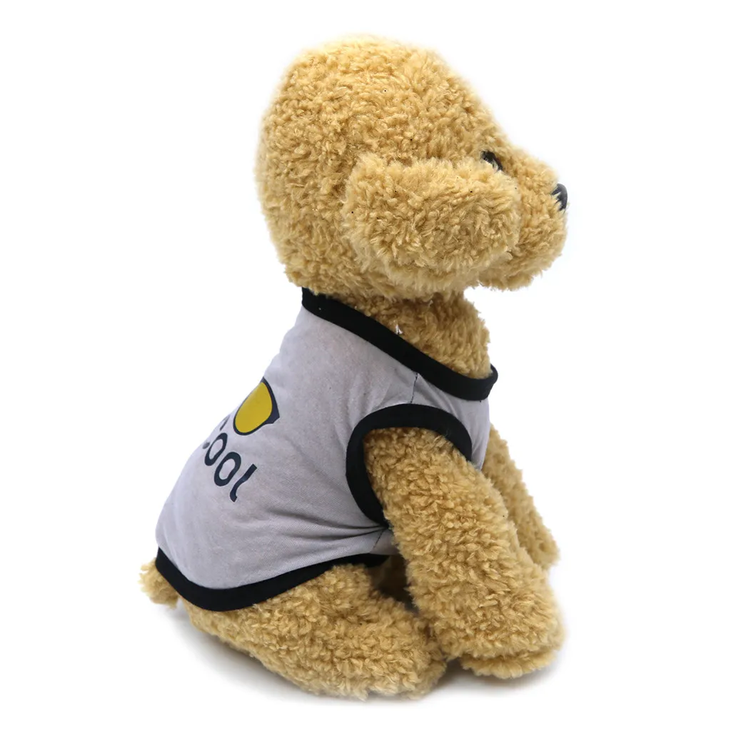 Рубашка с буквенным принтом для питомцев, собак, полярных щенков, пальто для домашних животных, кошек, теплая одежда, пальто из хлопка, Ropa Perro для собак, одежда для домашних животных, жилет