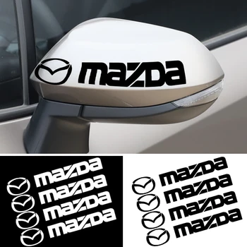 

4 Pcs Car Handlebar Stickers Carbon Fiber 3D Vinyl Stickers for Mazdas 5 6 323 626 RX8 7 MX3 MX5 Atenza Axela Car Accessories