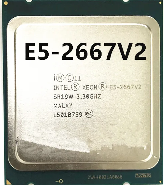 

Intel Xeon E5 2667 v2 3.3Ghz 8Core 16Threads 25MB Cache SR19W 130W Processor