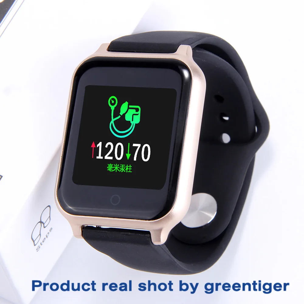 Greentiger B58 gps Смарт часы для мужчин монитор сердечного ритма кровяное давление погода Smartwatch фитнес трекер Водонепроницаемый VS B57 F10