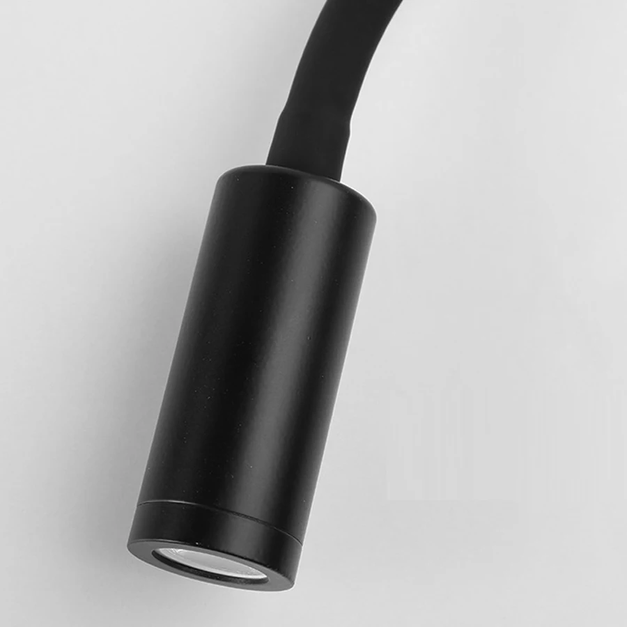 Алюминиесветильник черная лампа для спальни с выключателем железная окрашенная