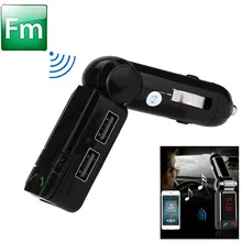 20#Car Kit Handsfree Wireless Bluetooth FM Transmitter LCD MP3 Player USB Car Accessories Stereo MP3 Player Transmitter