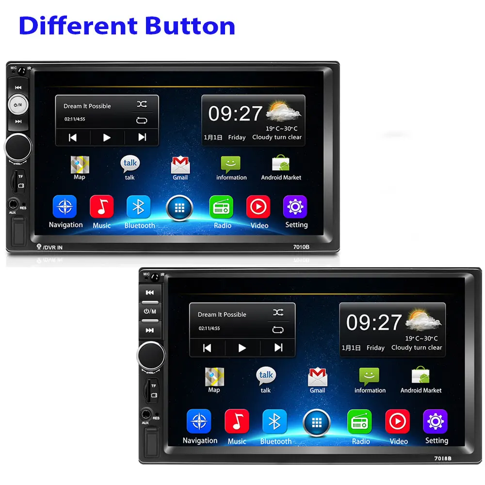  Podofo 2din Auto radio Android GPS Navi Wifi Auto Multimedia-Player Universal auto Stereo Für Volks