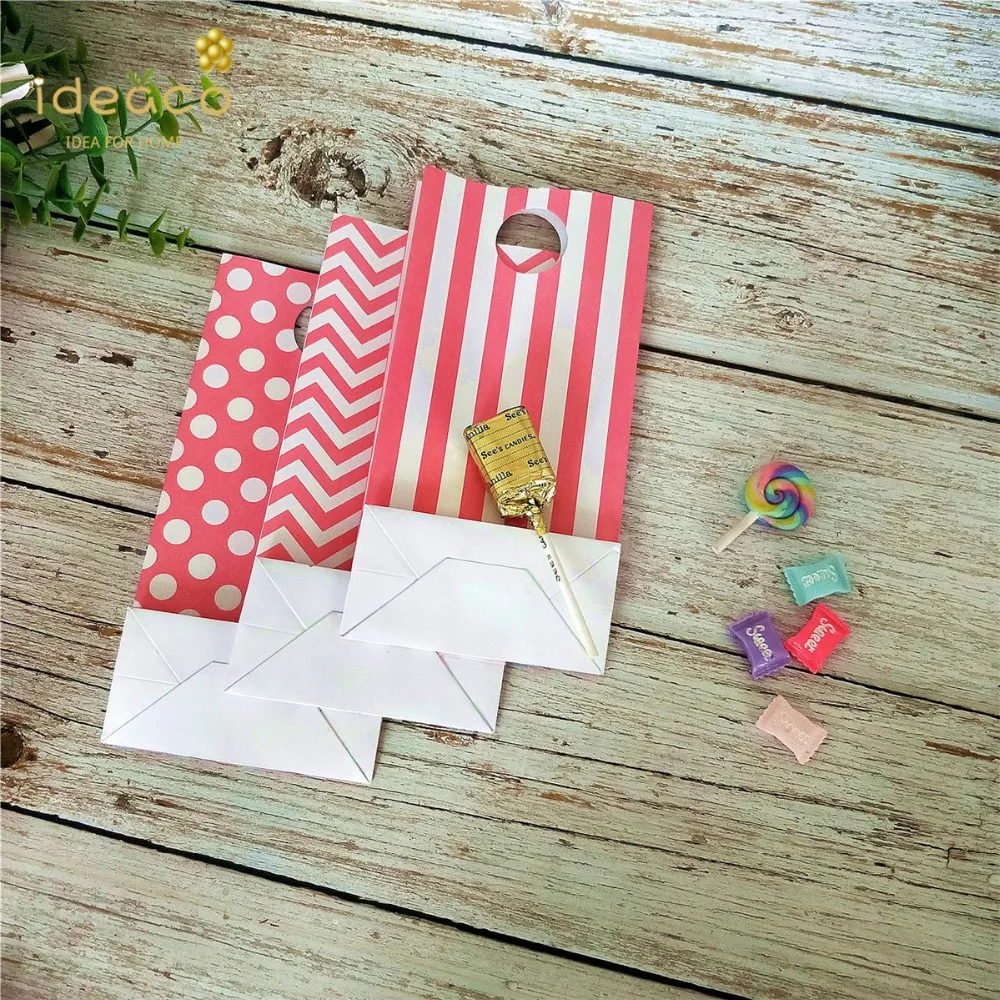 pink gift candy bags box wedding4