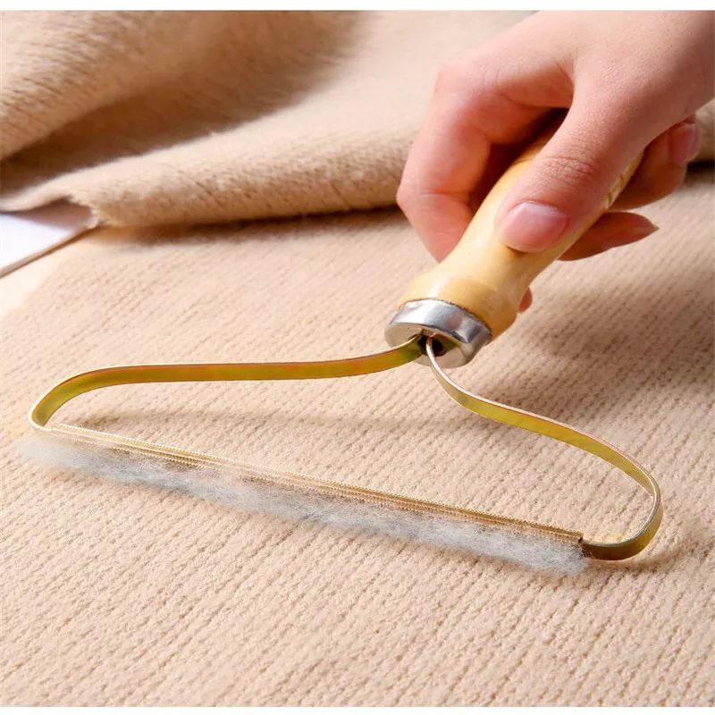 

Portable Lint Remover Clothes Fuzz Fabric Shaver Brush Tool Power-Free Fluff Removing Ball Trimmer Roller for Sweater Woven Coat
