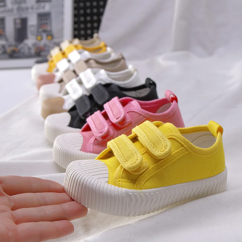 Boys Girls Candy Color Casual Shoes Baby Kids Breathable Hook & Loop  Leisure Shoes Soft Children Canvas Shoes Toddler Infant - Children Casual  Shoes - AliExpress