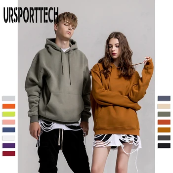 

2019 New Autumn Winter Hoodies Men Women Solid Color Casual Long Sleeve Hooded Sweatshirts Men Plus Velvet Warm Tracksuit Hoody
