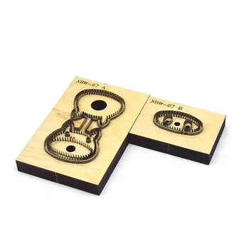 

SMVAUON Wooden Mould Cutting Dies For DIY Pig Key Ring Scrapbooking Fun Pendant Leather Cut Mold Knife Mould Hand Punch Tool