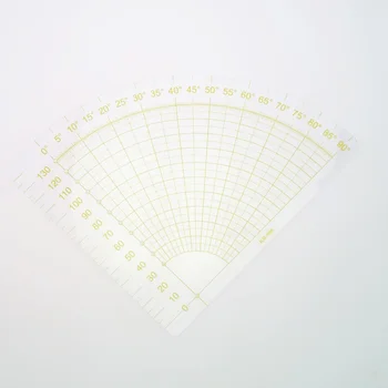 

Patchwork Ruler Fanshaped Sewing Accessories DIY Ruler Tailor Template for Sewing Drawing Cutting Quilting