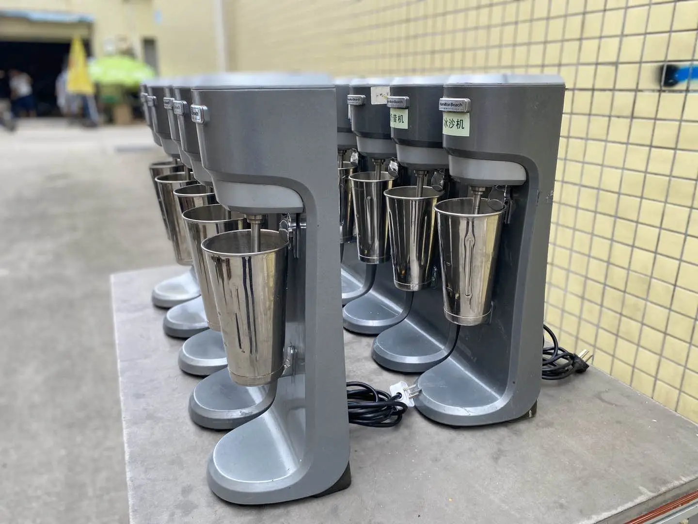 Kitchen Machine Multifunctional Milk HakeFood Mixer Coffee Mixing Blenders Ice Cream Maker Smoothies Shakes Cocktail Maker Used