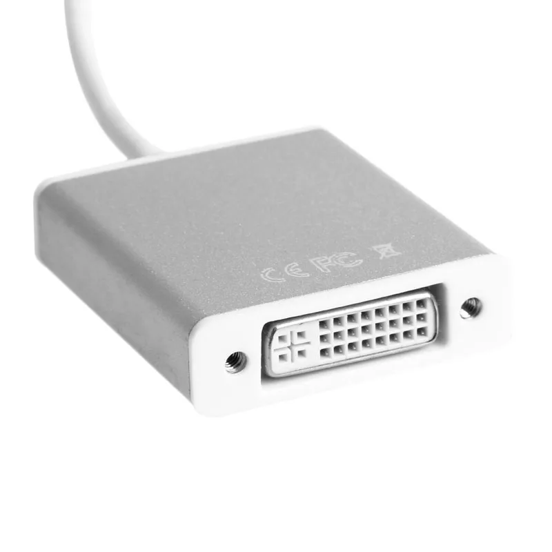 1 шт. USB-C к DVI адаптер тип-c к DVI видео конвертер кабель для MacBook Chromebook