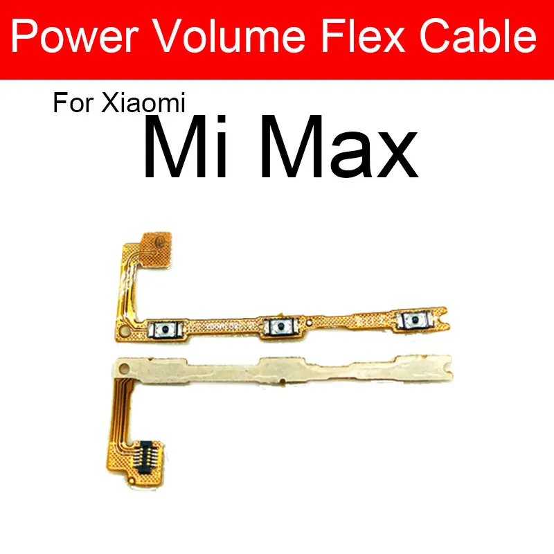 Кнопка включения/выключения питания гибкий кабель для Xiaomi Mi Max 2 3 Max2 Max3 кнопка