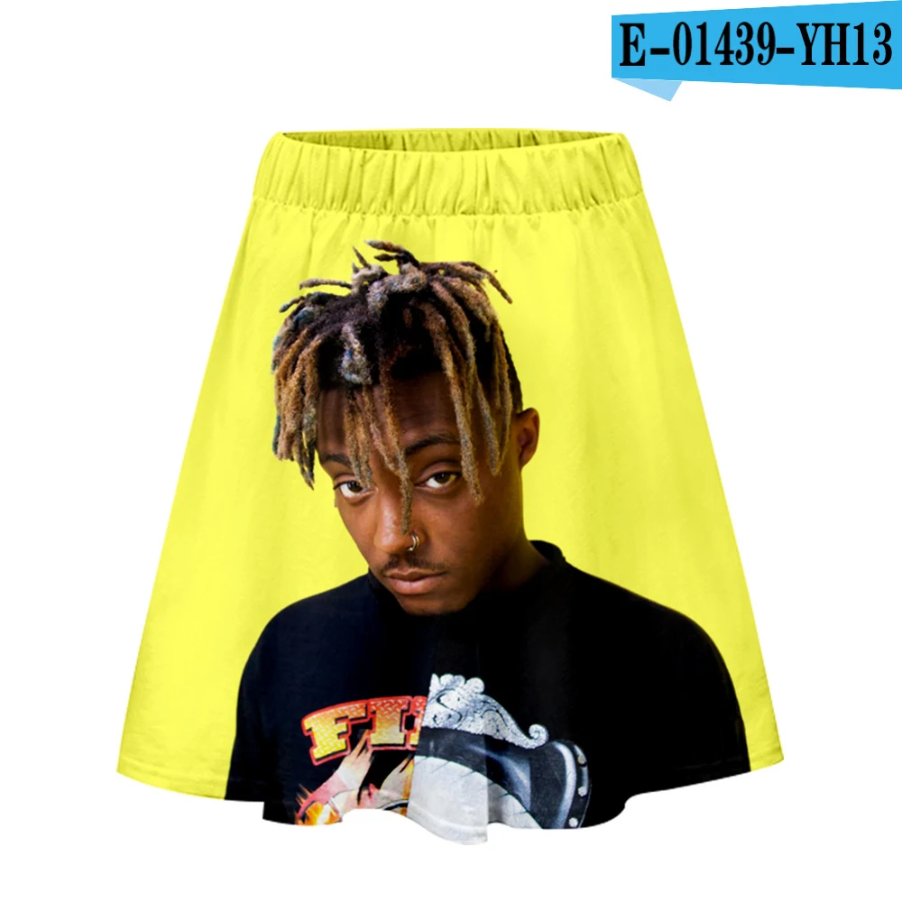 Женская юбка Juice Wrld, модная, Harajuku K pop, уличная одежда, короткие юбки,, для девушек, повседневная, модная, летняя, для отдыха, стиль - Цвет: 3D
