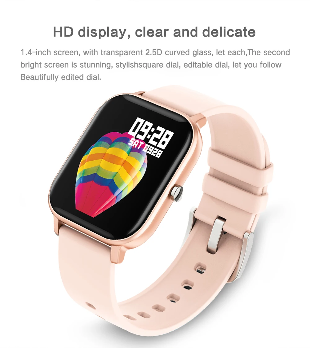LIGE для женщин smart watch мужчин и водонепроницаемые спортивные iPhone Android Смарт часы