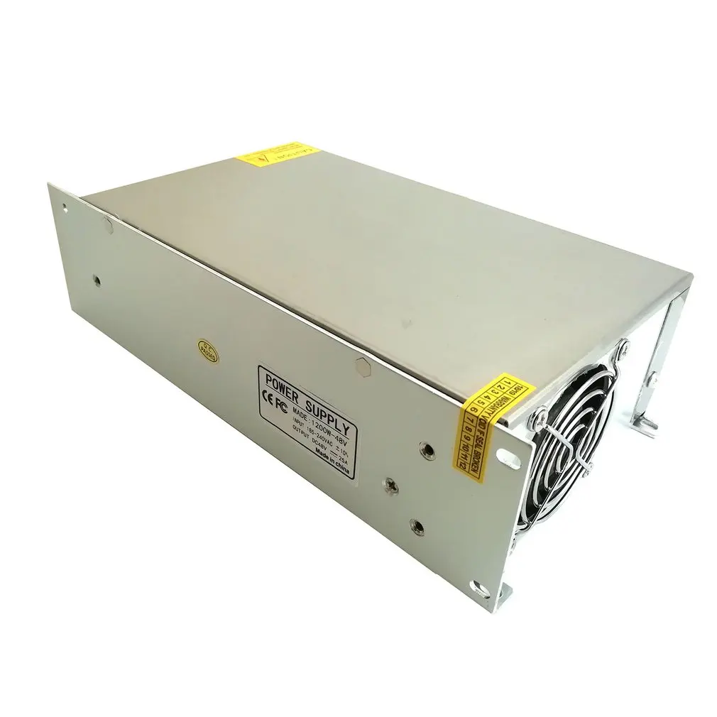 12V 1000W импульсный источник Питание освещения Трансформатор переменного тока выключатель питания постоянного тока адаптер для камеры видеонаблюдения