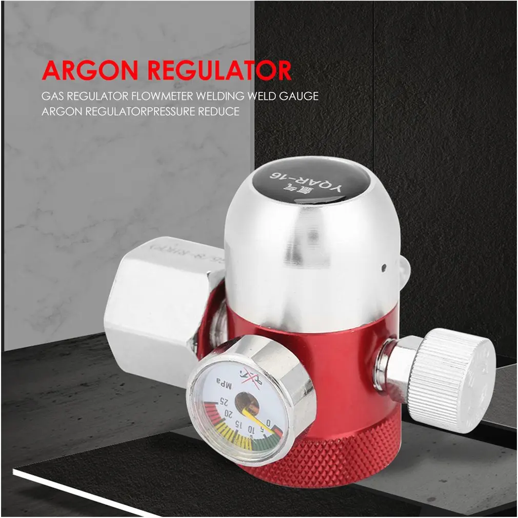 0-25Mpa Argon Regulator Co2 Mig Tig Flowmeter Gas Regulator Flowmeter Welding Table Argon Regulator Pressure Reducer