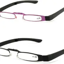 MINCL ридеры 2 шт металлическая маленькая рамка складные Женские квадратные очки для чтения Смола HD линзы Анти-усталость очки для чтения FML