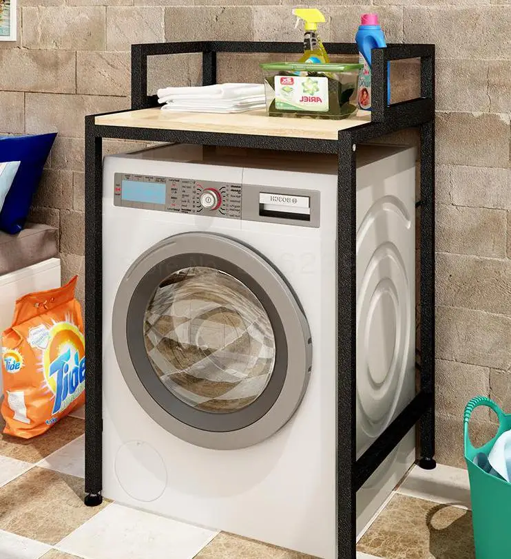 Balcony Washing Machine Shelf Landing Receives Storage Drum