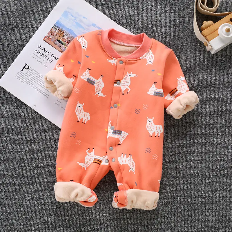 Детские комбинезоны для новорожденных Сезон осень-зима Милые детские из