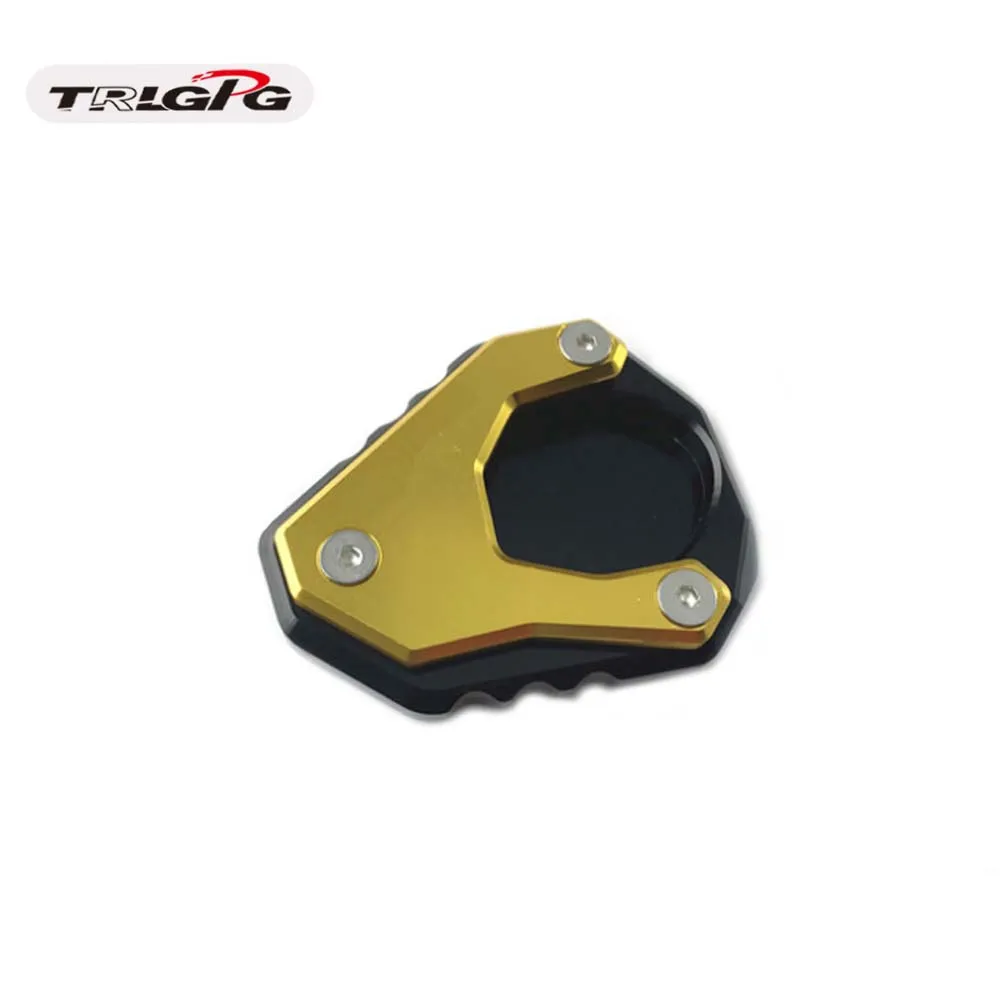 Gold Мотоцикл CNC алюминиевый увеличитель боковой стойки плиты Kickstand увеличить расширение для KAWASAKI NINJA 400 NINJA400 - Цвет: Gold