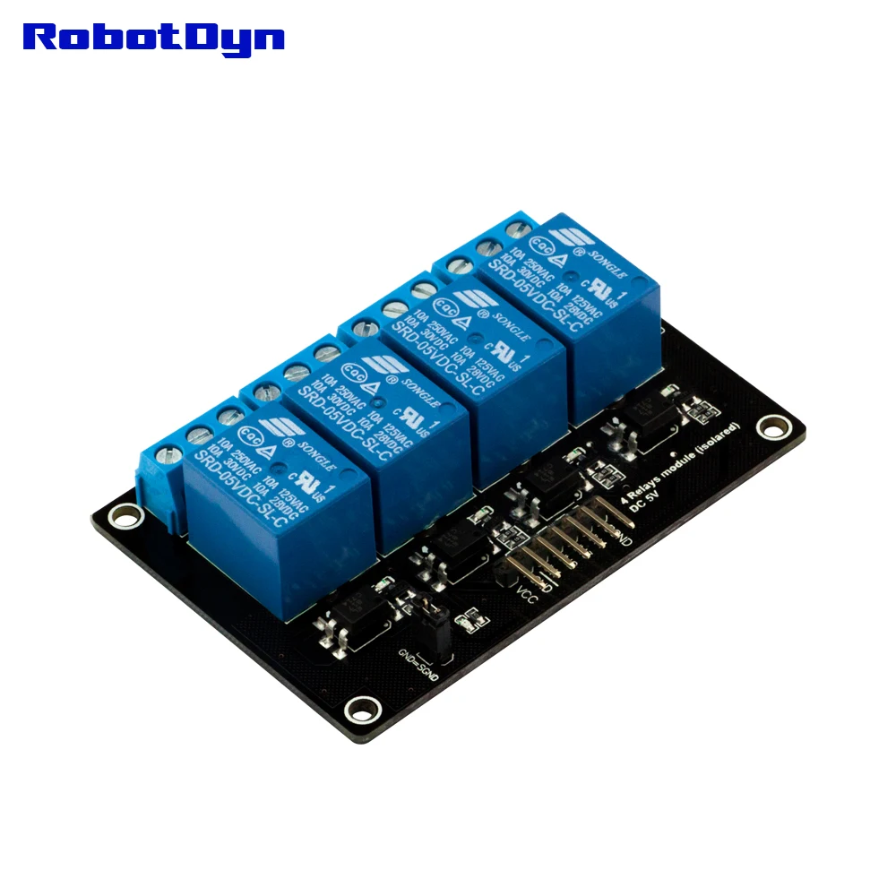 Vодуль 4 реле 5 В|relay module|relay module 4module relay |