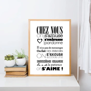 

Modular Hd Prints French Quote Picture Home Decor Minimalist Paintings Canvas Nordic Poster Wall Art For Living Room Framework