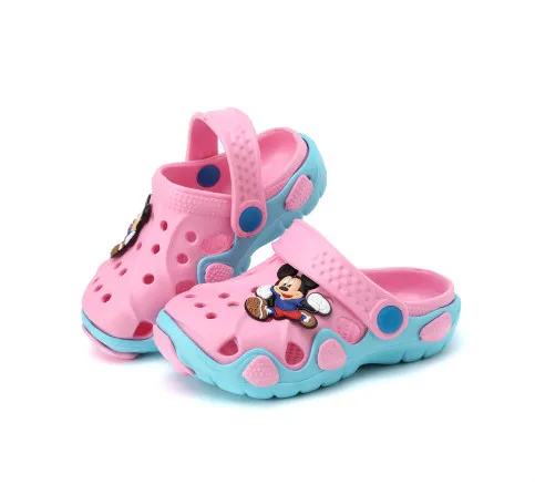 New Children's Shoes Summer Girls Children Princess Shoes Sandals Shoes Bottom Soft 0-4Y Toe Beach - Цвет: H33-pink