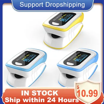 

In Stock!! NEWEST Finger Oximeter Fingertip Pulsoximeter Pulse Oximeter Blood Pressure Pulse Heart Rate Monitor Without Battery