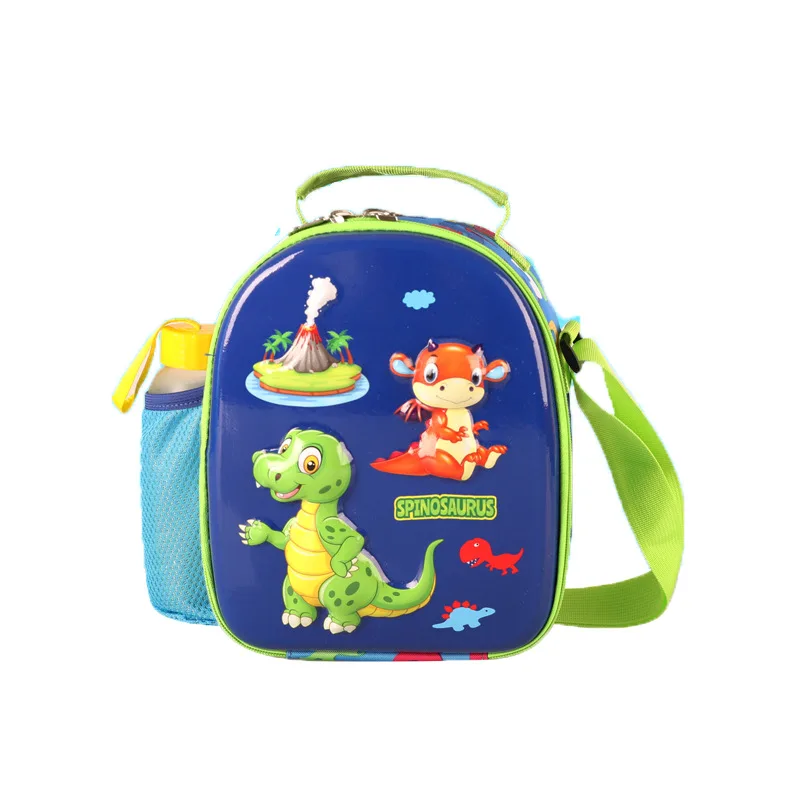 Сумка для ланча для детей 2-8 лет, жесткая EVA мультяшная сумка на одно плечо, Детская сумка для еды, студенческие сумки для ланча, Сетчатая Сумка с боковыми карманами