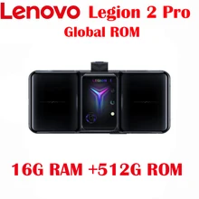 Global ROM New Lenovo Legion 2 Pro 5G Cell Phone 16G RAM  512G ROM Snapdragon888 6.92inch 144Hz AMOLED 64.0MP NFC 5500Mah 45W