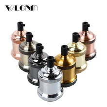 Винтажный подвесной светильник Эдисона с цоколем E27 с винтовой лампой, алюминиевый светильник, патрон, промышленный Ретро фитинг, держатель лампы