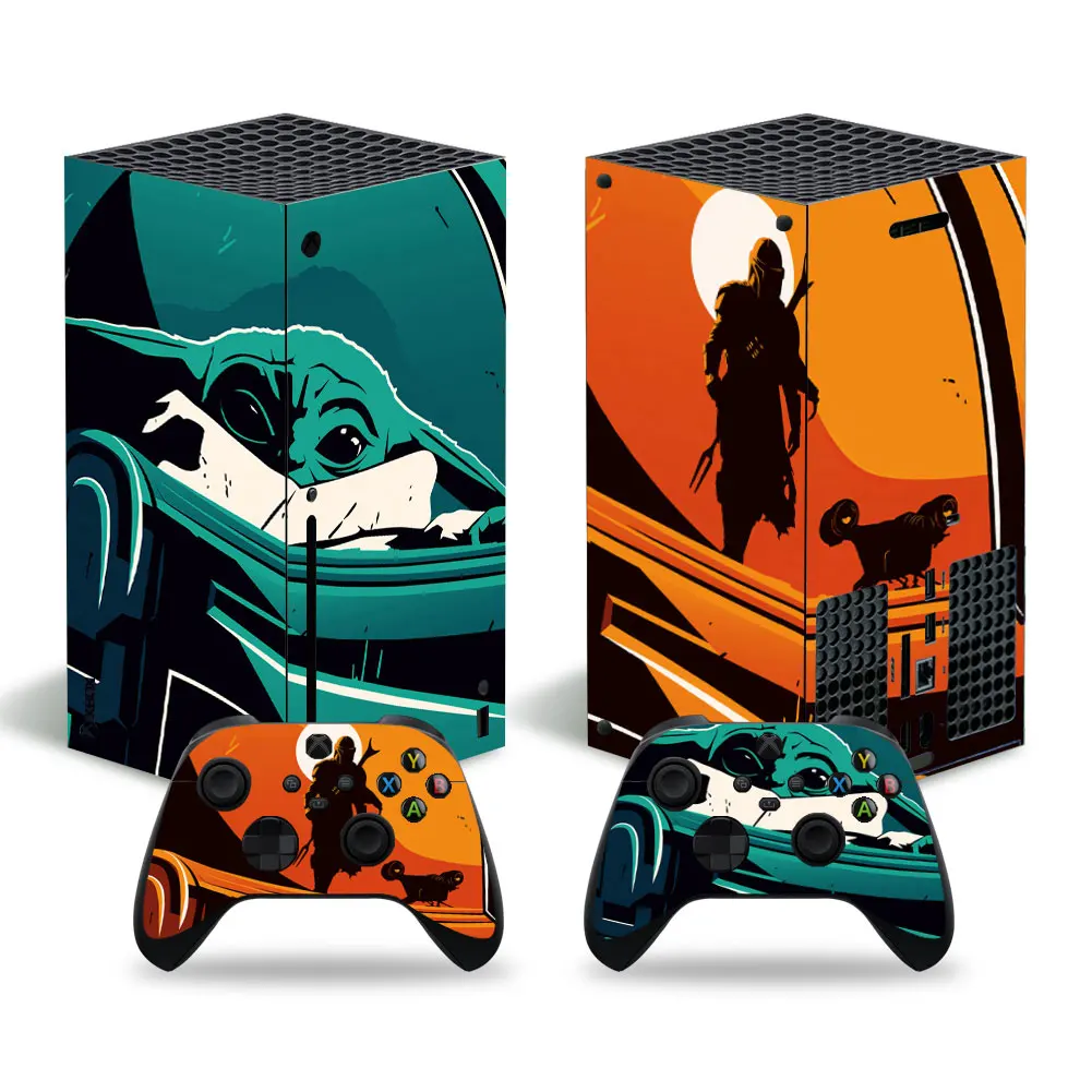 Star Wars Darth Vader Skin Sticker Decal Cover for Xbox Series X Console and 2 Controllers Xbox Series X Skin Sticker Vinyl 