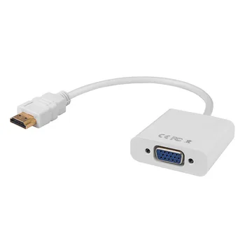 

HDMI to VGA Adapter Male To Famale Converter for PS4 1080P HDMI-VGA Adapter With Video Audio Cable Jack HDMI VGA For PC TV Boxo