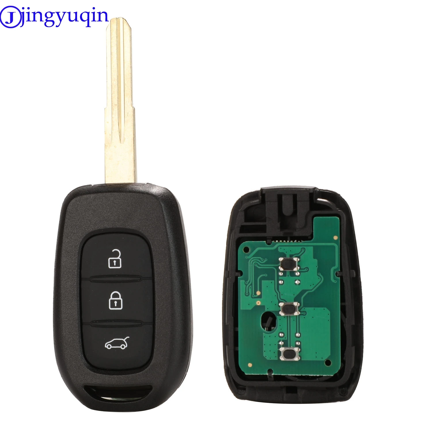 Дистанционный ключ jingyuqin 3 кнопки 434 МГц с чипом 4A PCF7961M для Renault Sandero Dacia Logan