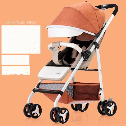 Cochecito de bebé ultraligero, paraguas reclinable para sentarse, cochecito de bebé pequeño simple para cochecito de bebé con una mano para coleccionar|Cochecito de cuatro ruedas| AliExpress