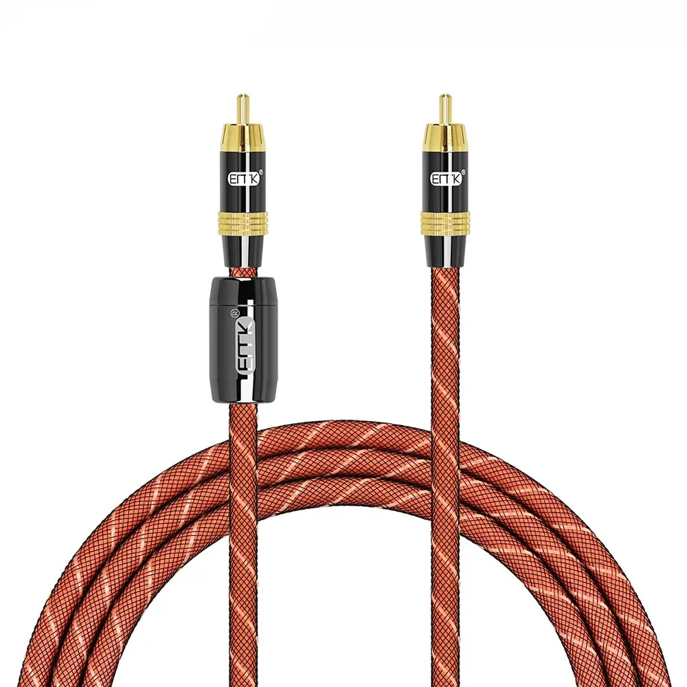 RCA сабвуфер усилитель аудио кабель цифровой коаксиальный Hi Fi Штекерный стерео