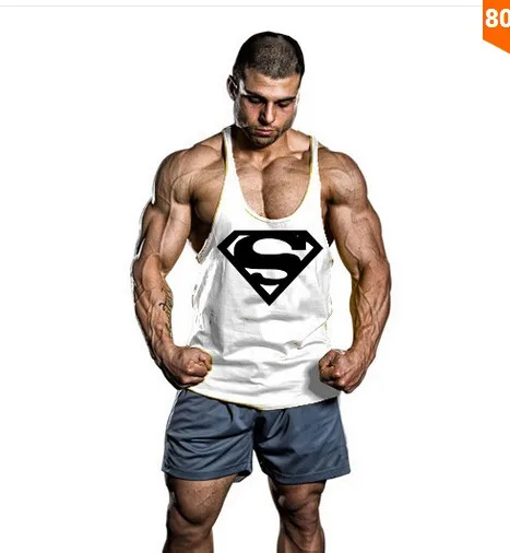 Бренд супер герой Капитан Америка брендовая одежда майка мужская майка футболка Супермен брус, бодибилдинг фитнес мужские - Цвет: 2