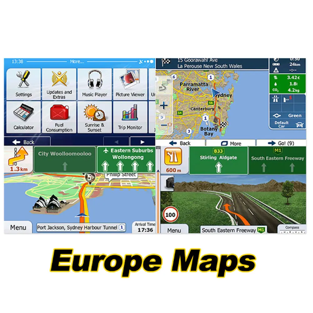 

8GB SD Card GPS Navigation Maps card Android for Europe Ireland Nederland Belgium France Germany UK Italy Spain Poland