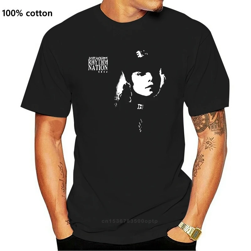 Мужская футболка Janet Jackson Rhythm Nation из 1814 хлопка | одежда