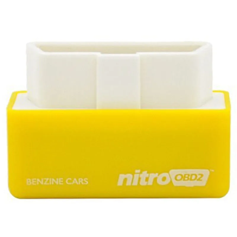 Красный желтый Nitro OBD2 чип блок настройки Plug& Drive NitroOBD2 для дизель, Бензин автомобиля больше мощности Nitro OBD коробка