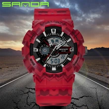 

SANDA Fashion Electronic Sport Watch Women Watches Ladies Led Digital Wristwatch Female Clock Montre Femme Relogio Feminino 999