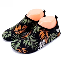 TaoBo носки для дайвинга листья узор обувь болотная обувь Мужские дышащие пляжные тапочки обувь для плавания женские сандалии