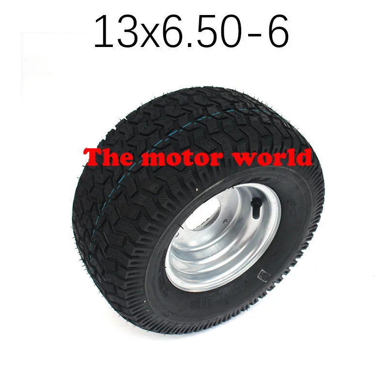 Супер хорошего качества картинг детская коляска ATV UTV 13X6. 50-6 дюймов колеса 13*6,50-6 шины с ступицей