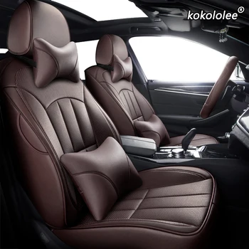 

kokololee Custom Leather car seat cover For Geely Emgrand EC7 Jingang Yuanjing GX7 GC7 GX2 UFO SC3 SC5 SC6 SX7 car seats protect